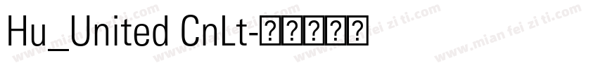 Hu_United CnLt字体转换